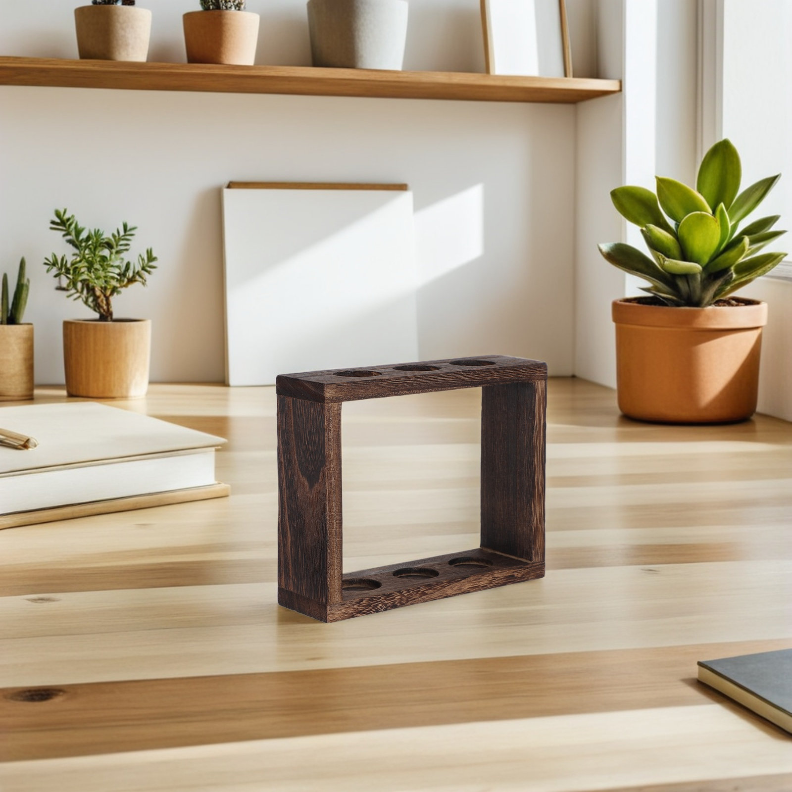 Propagation Station Vase - Hydroponisch plantenrek voor op het bureau