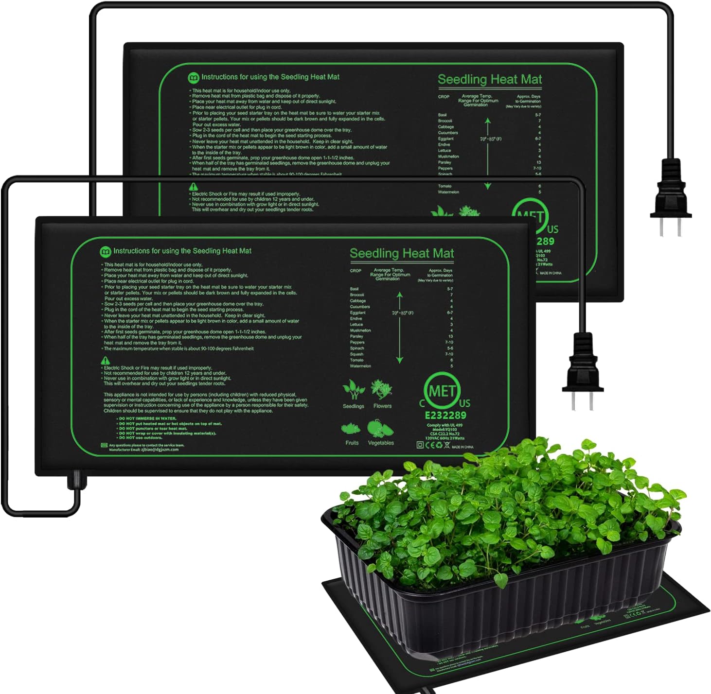 Rooting Gel Clone - 10/25/50CM Zaailing Warmtemat Binnenplanten Warmtemat Kieming