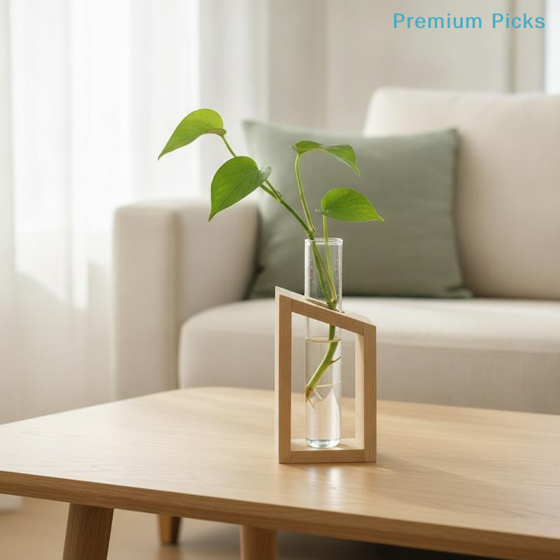 Propagation Station Vase - Draagbare reageerbuis glazen kweekvaas hydrocultuurstation met