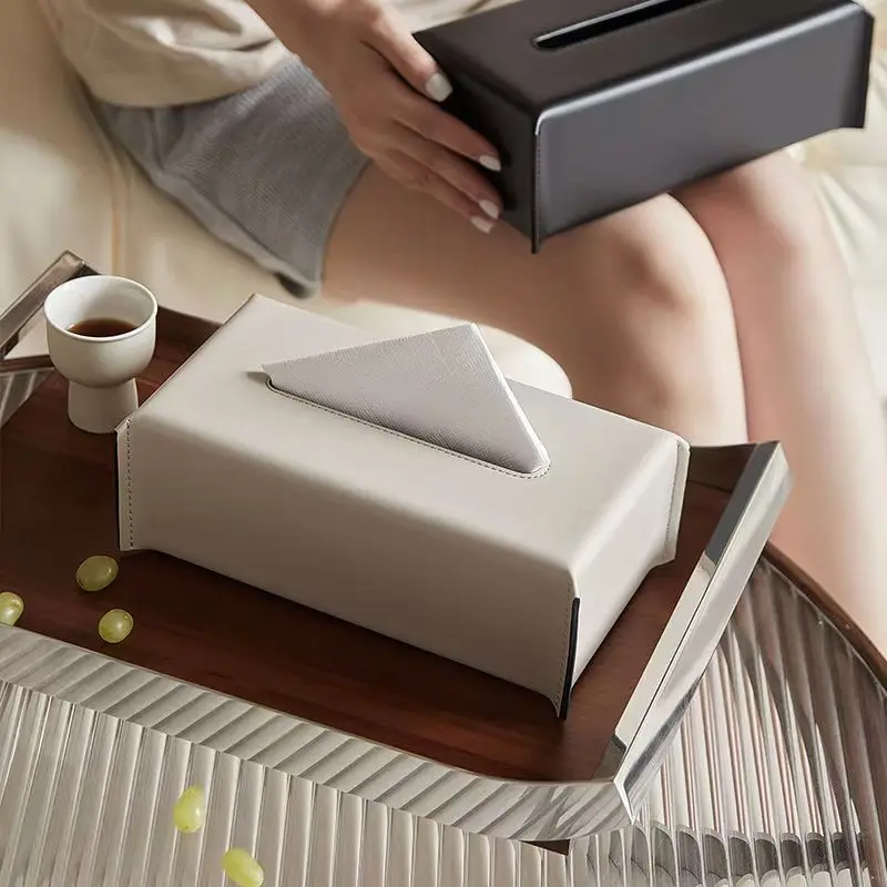 Agar Tissue Culture - Geweven Tissue Box Lederen Servettenhouder Luxe