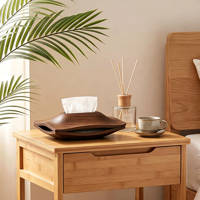 Houten Tissue Box Walnoot Pant - Agar Tissue Culture recensie en prijs