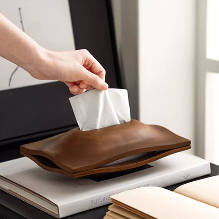 Houten Tissue Box Walnoot Pant - Agar Tissue Culture recensie en prijs